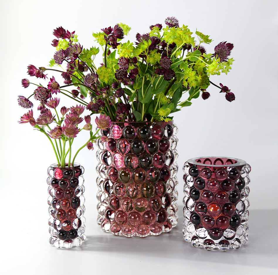 HURRICANE LAMP BOULE LARGE, Heather