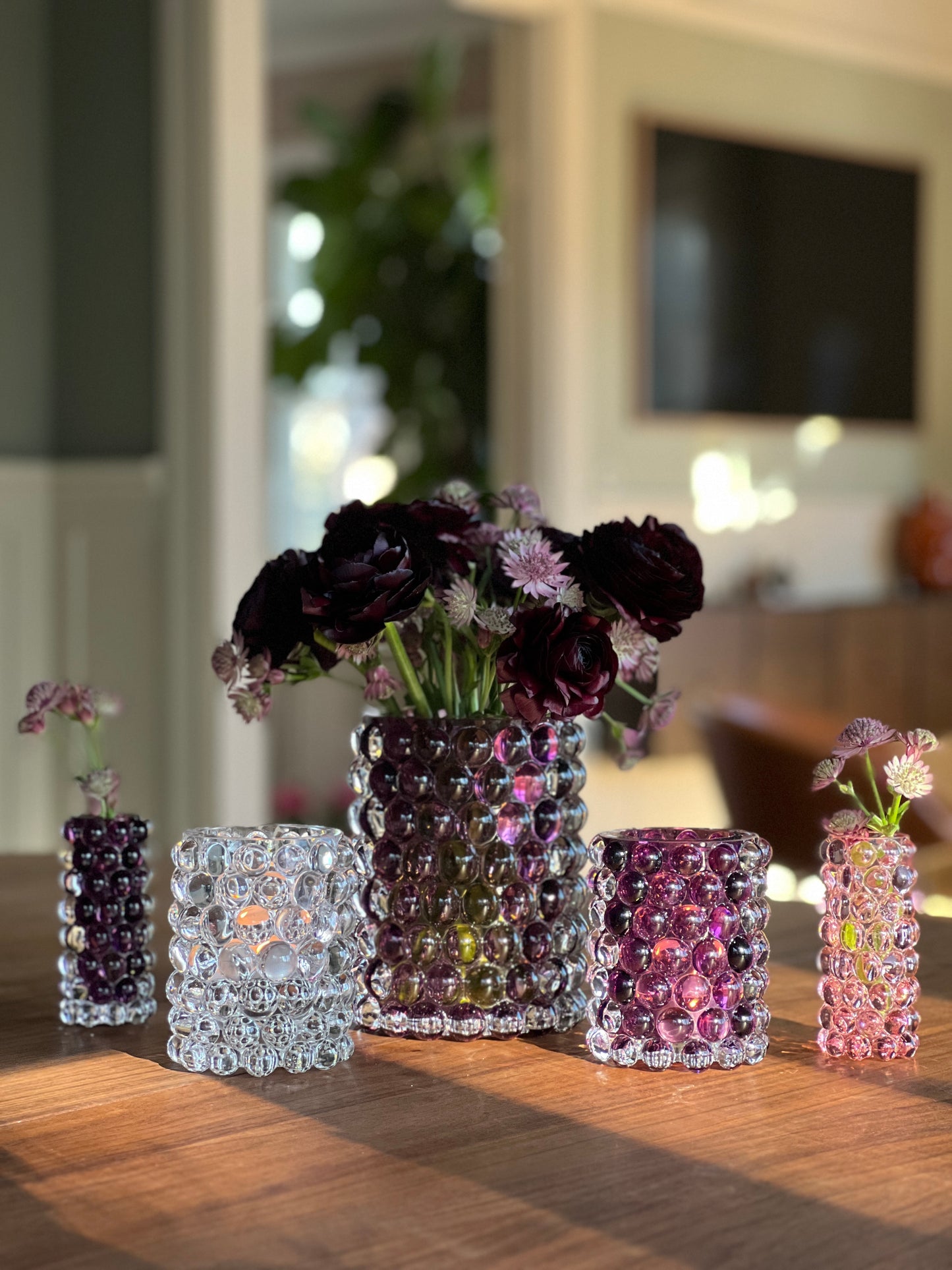 HURRICANE LAMP BOULE LARGE, Heather