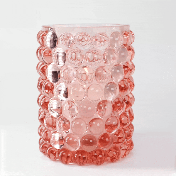HURRICANE LAMP BOULE LARGE, Rosé