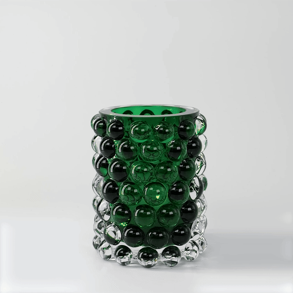 HURRICANE LAMP BOULE, Green