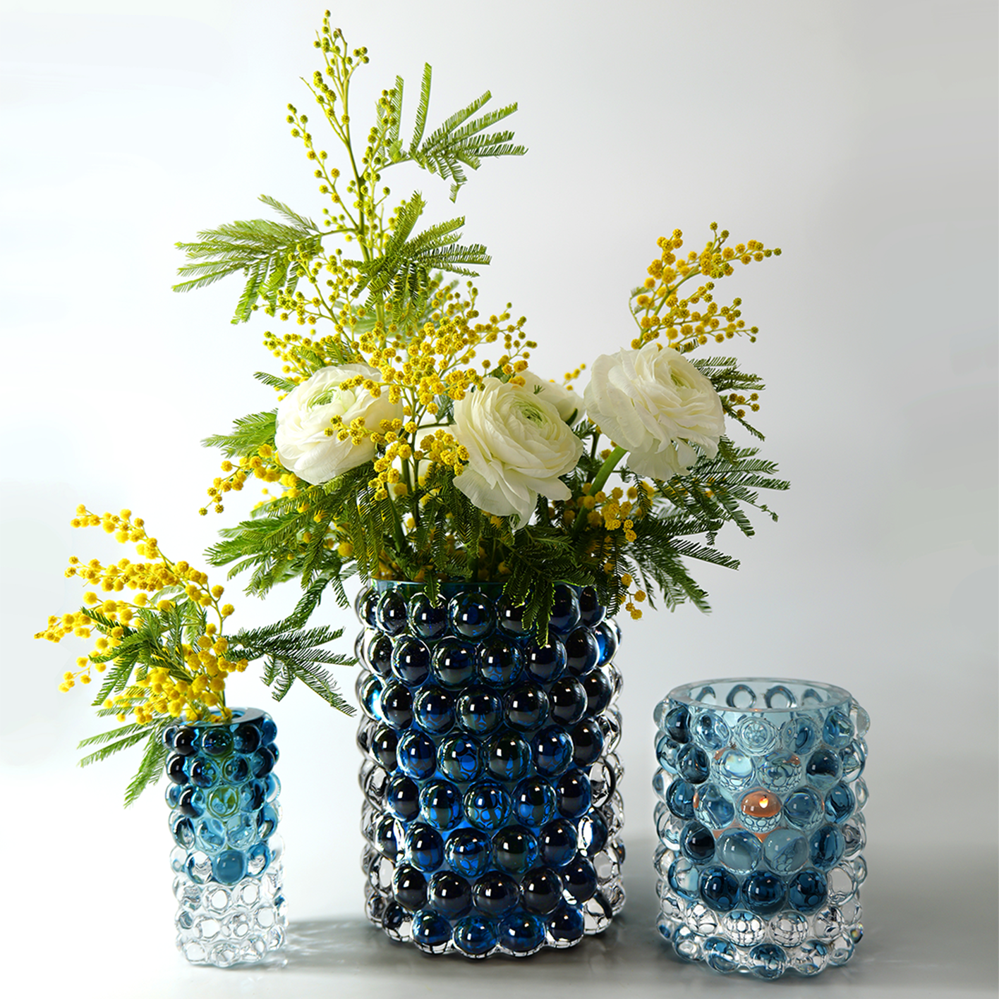 HURRICANE LAMP BOULE, Sea