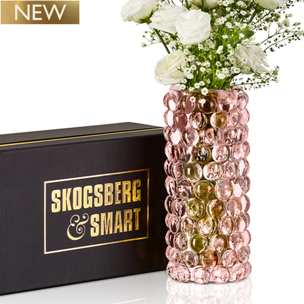HURRICANE BOULE VASE, Rosé