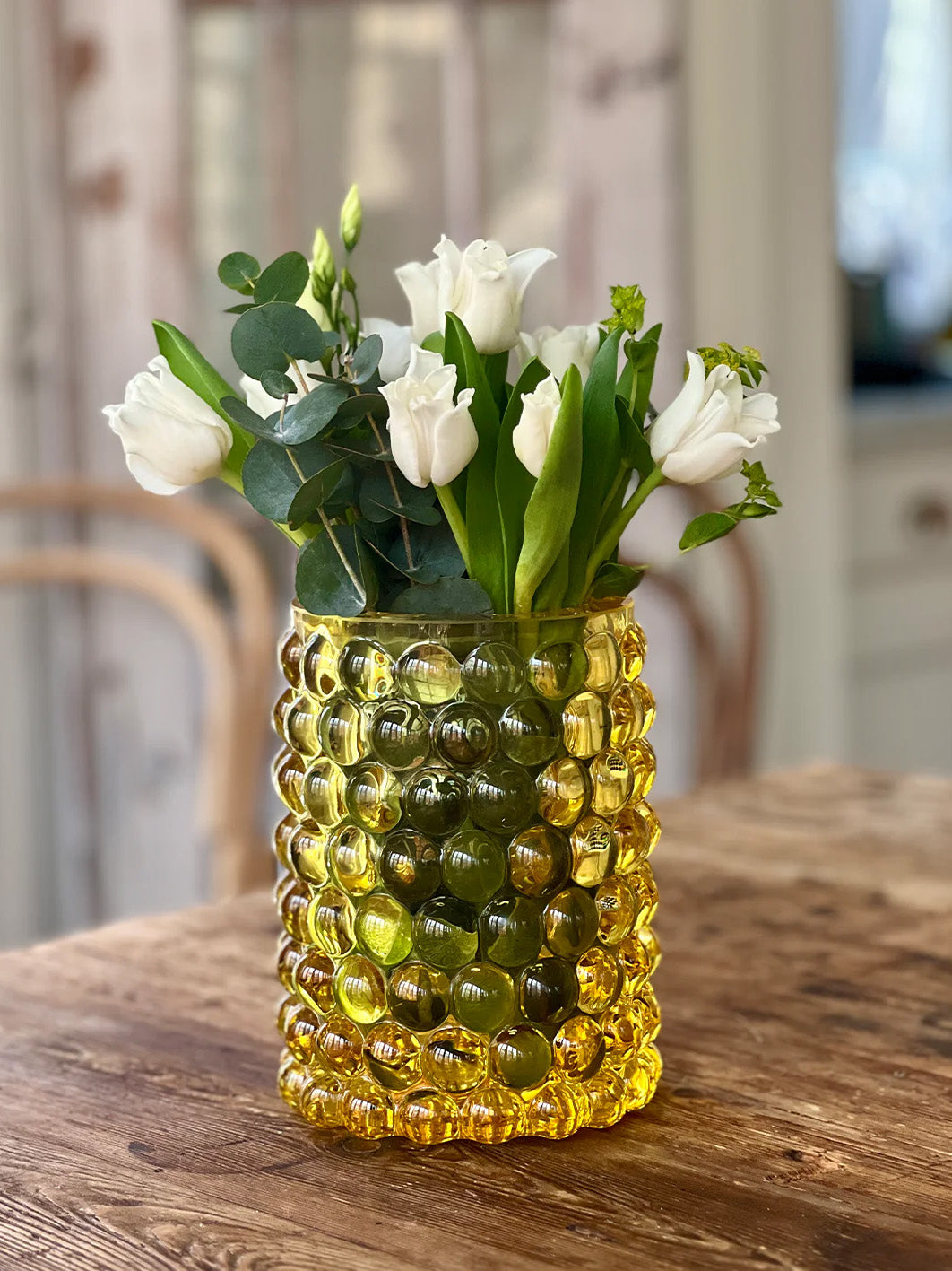 HURRICANE LAMP BOULE LARGE, Limone