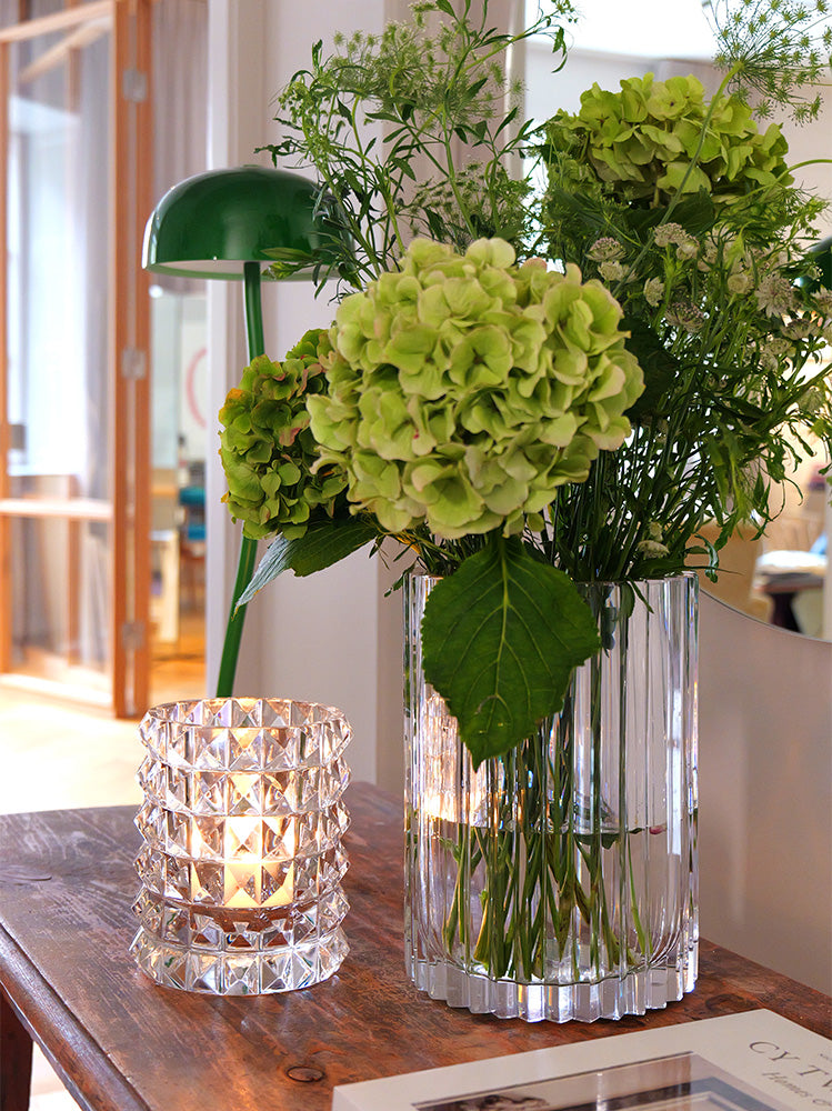 HURRICANE CRYSTAL LAMP MEDIUM, Stud Windlicht