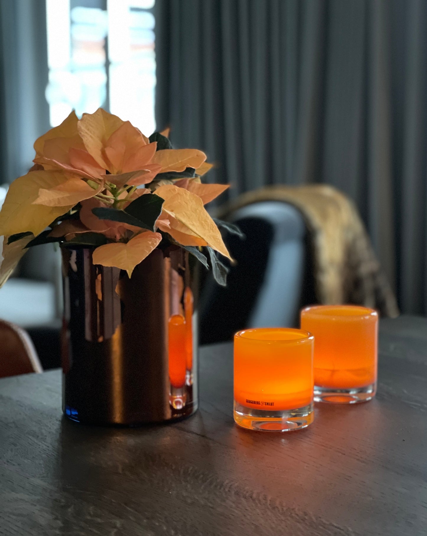HURRICANE LAMP MEDIUM, Bronze Skogsberg&Smart
