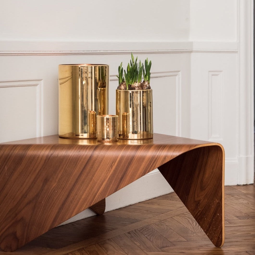 HURRICANE LAMP MEDIUM, Gold Skogsberg&Smart