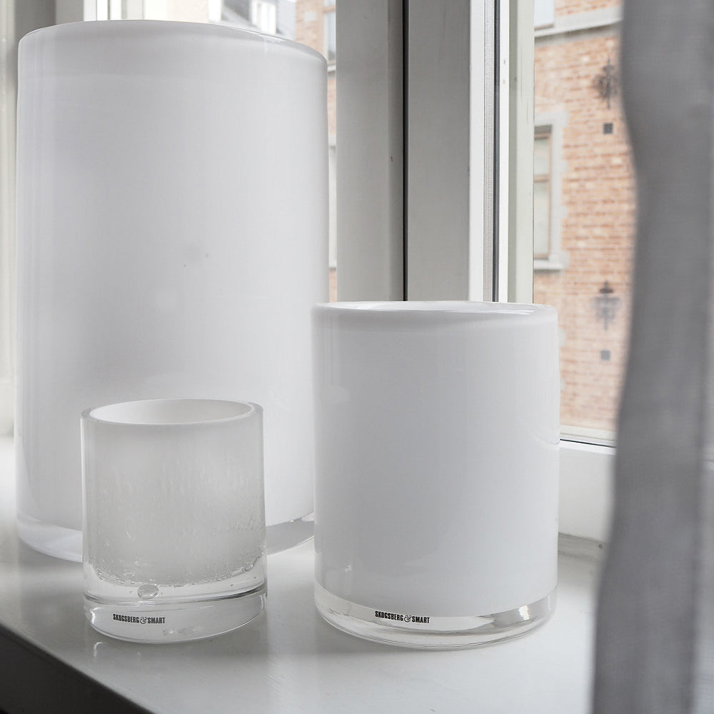 HURRICANE LAMP MEDIUM, White Skogsberg&Smart