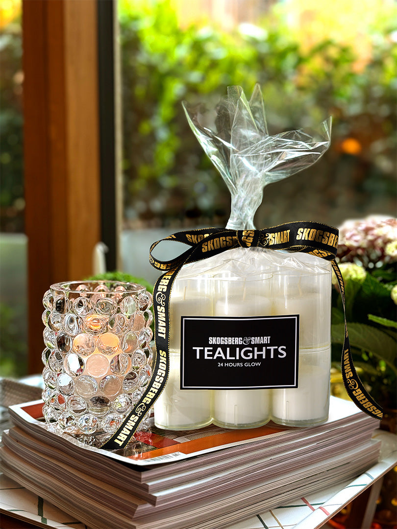 HURRICANE TEALIGHTS 24HRS, 12-pack