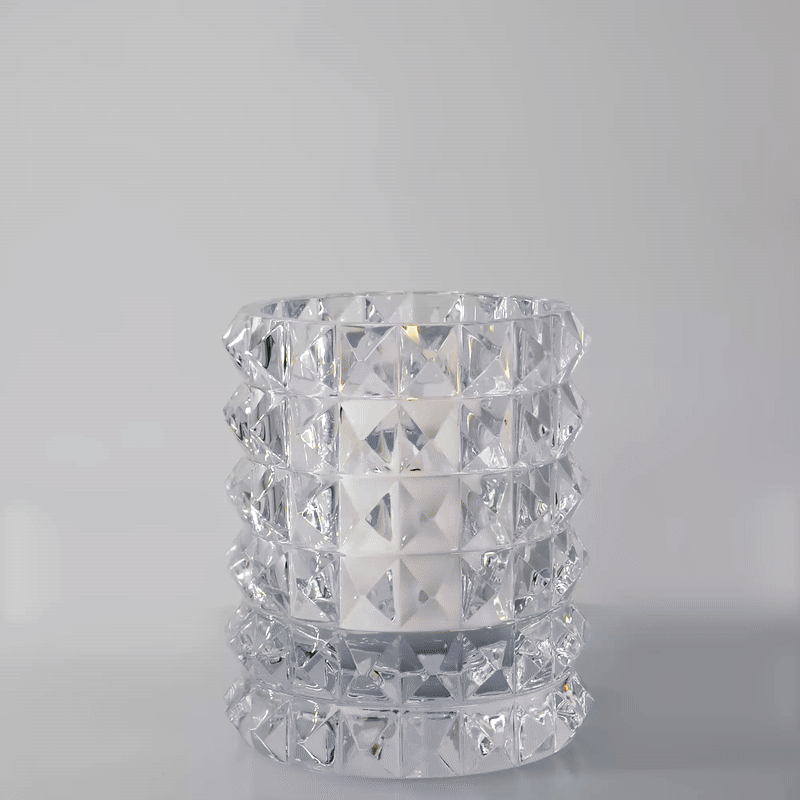 HURRICANE CRYSTAL LAMP MEDIUM, Stud