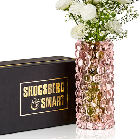 HURRICANE BOULE VASE, Rosé