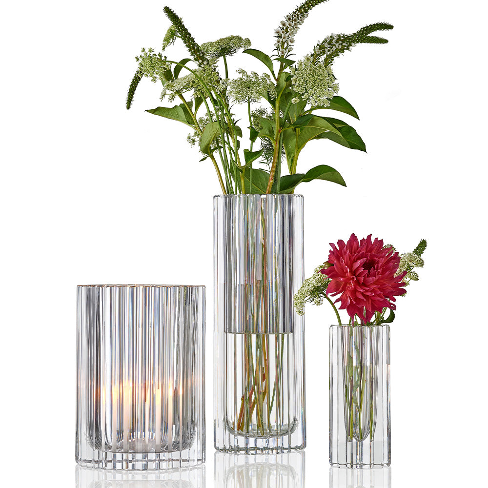HURRICANE CRYSTAL LAMP LARGE, Clear Strict
