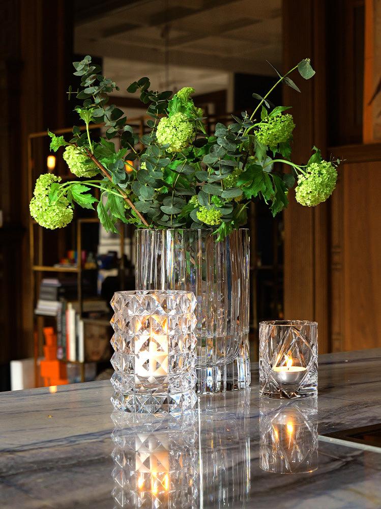 HURRICANE CRYSTAL LAMP MEDIUM, Stud